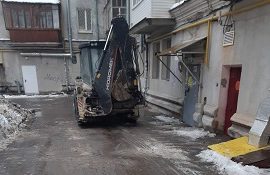 Механизированная уборка придомовых территорий