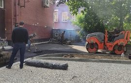 Благоустройство придомовой территории по адресу ул. Борчанинова, 5